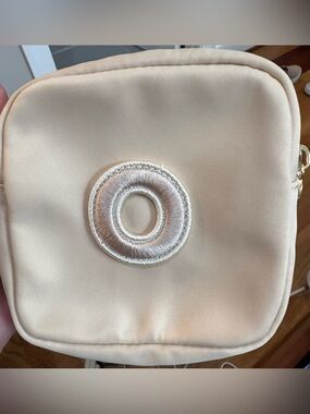 Stoney Clover Lane Mini Pouch with O monogram patch. NWOT.